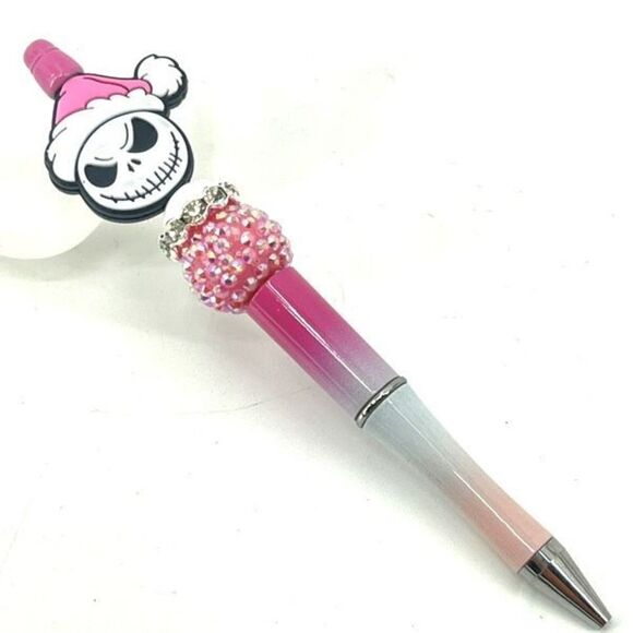 Pumpking Halloween Jack skellington fall autumn pen handmade NEW bling rhineston - Picture 3 of 6